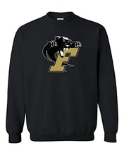 Load image into Gallery viewer, Ferrum College Mascot Crewneck Sweatshirt - Black
