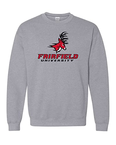 Fairfield University Crewneck Sweatshirt - Sport Grey