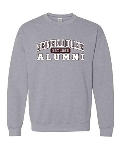 Springfield College Alumni Crewneck Sweatshirt - Sport Grey