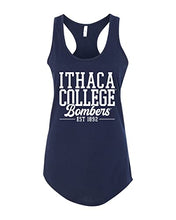 Load image into Gallery viewer, Ithaca College Bombers Alumni Ladies Tank Top - Midnight Navy

