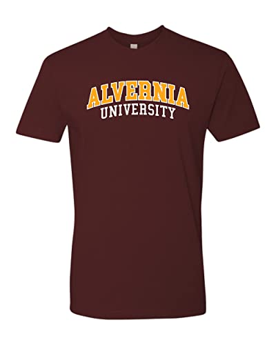 Alvernia University Block Exclusive Soft Shirt - Maroon