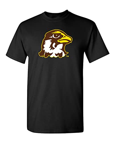 Quincy University Full Color Logo T-Shirt - Black