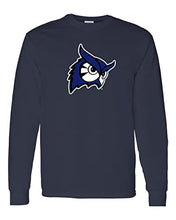 Load image into Gallery viewer, Westfield State University Owls Long Sleeve T-Shirt - Navy
