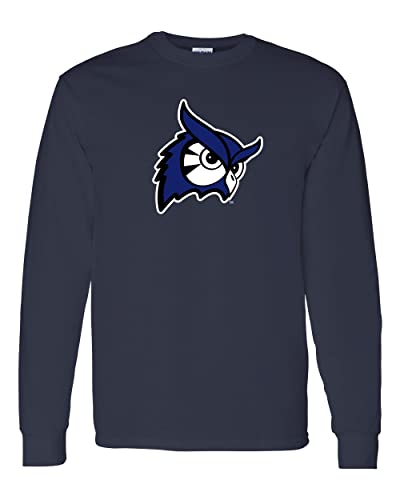 Westfield State University Owls Long Sleeve T-Shirt - Navy