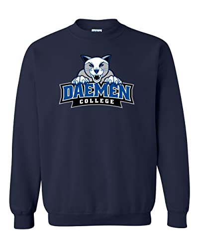 Daemen College Full Logo Crewneck Sweatshirt - Navy