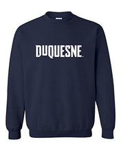 Load image into Gallery viewer, Vintage Duquesne Dukes Crewneck Sweatshirt - Navy
