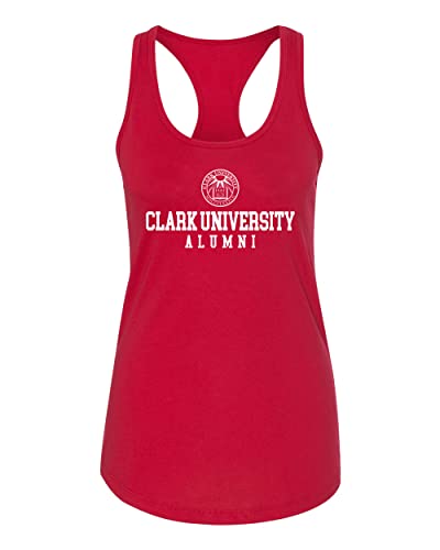 Clark University Alumni Ladies Tank Top - Red