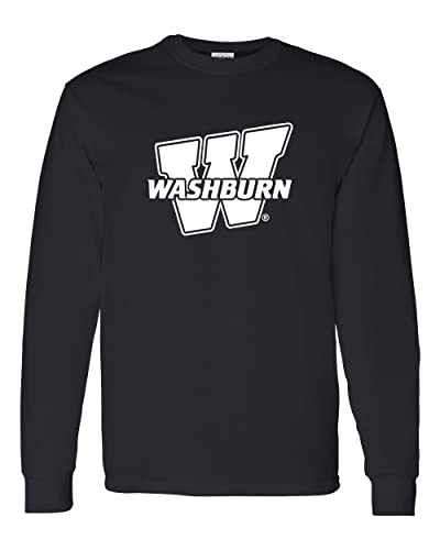 Washburn University W Long Sleeve Shirt - Black