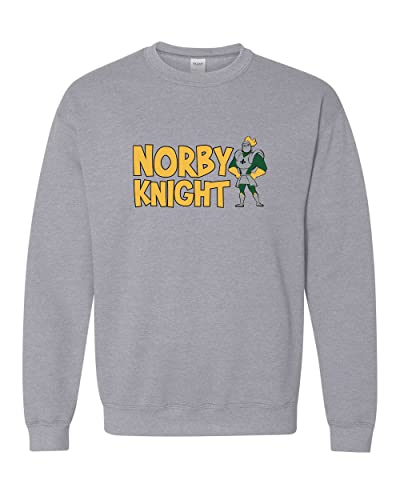 St. Norbert College Norby Knight Crewneck Sweatshirt - Sport Grey