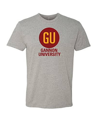 Gannon University GU Circle Exclusive Soft Shirt - Dark Heather Gray