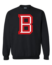 Load image into Gallery viewer, Bradley University B Crewneck Sweatshirt - Black
