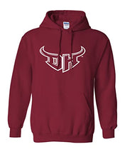 Load image into Gallery viewer, Cal State Dominguez Hills DH Hooded Sweatshirt - Cardinal Red
