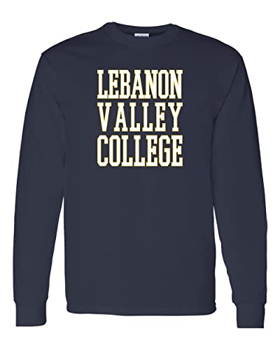 Lebanon Valley College Long Sleeve T-Shirt - Navy
