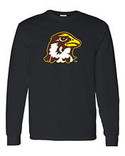 Load image into Gallery viewer, Quincy University Full Color Logo Long Sleeve T-Shirt - Black
