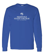 Load image into Gallery viewer, Seminole State College Stacked Long Sleeve T-Shirt - Royal

