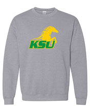 Load image into Gallery viewer, Kentucky State KSU Crewneck Sweatshirt - Sport Grey
