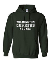 Load image into Gallery viewer, Wilmington Quakers Alumni Hooded Sweatshirt - Forest Green
