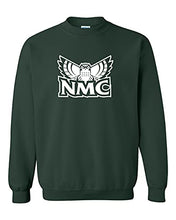 Load image into Gallery viewer, Northwestern Michigan Hawk Owls Crewneck Sweatshirt - Forest Green
