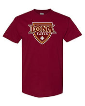 Load image into Gallery viewer, Iona University Full Color Logo T-Shirt - Cardinal Red
