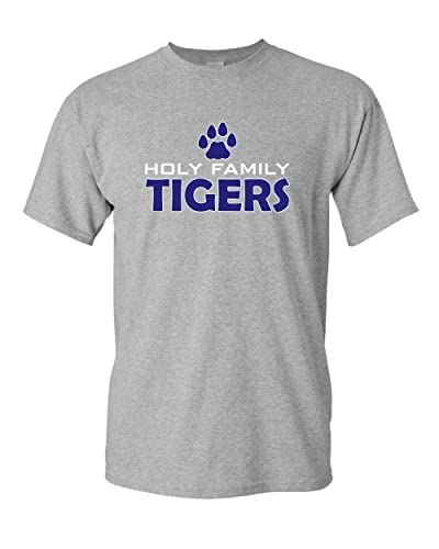 Holy Family University Tigers T-Shirt - Sport Grey
