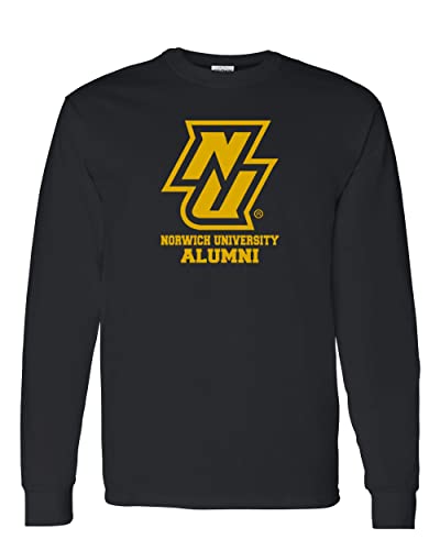 Norwich University Alumni Long Sleeve Shirt - Black