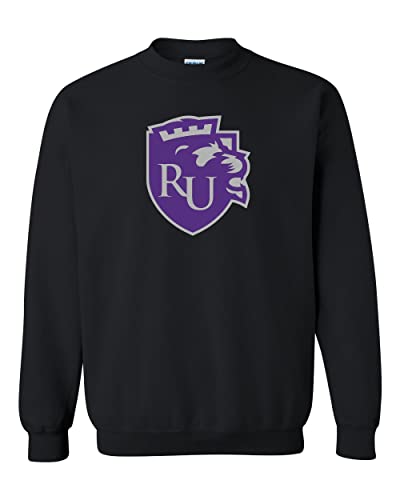 Rockford University Regents Mascot Crewneck Sweatshirt - Black