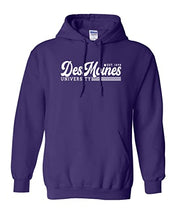 Load image into Gallery viewer, Vintage Des Moines University Hooded Sweatshirt - Purple
