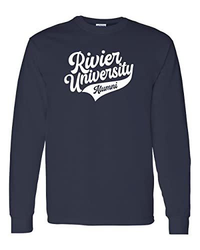 Rivier University Alumni Long Sleeve T-Shirt - Navy