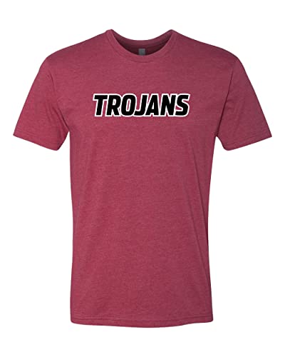 Troy University Trojans Soft Exclusive T-Shirt - Cardinal