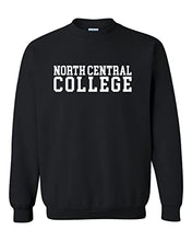 Load image into Gallery viewer, North Central College Block Crewneck Sweatshirt - Black
