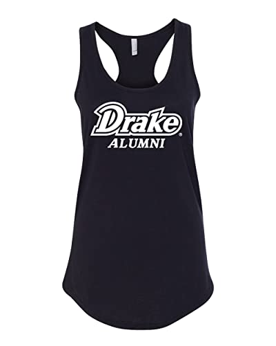 Drake University Alumni Ladies Tank Top - Black