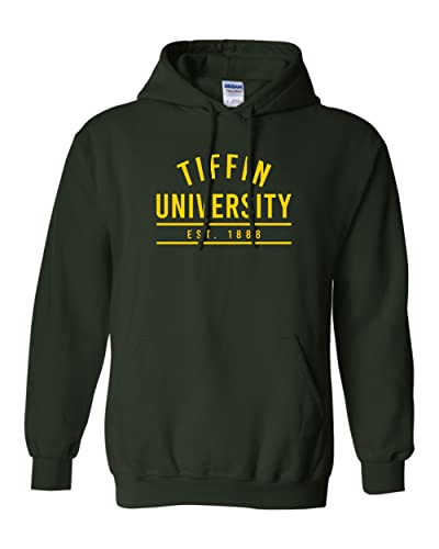 Tiffin Established 1888 Hooded Sweatshirt - Forest Green