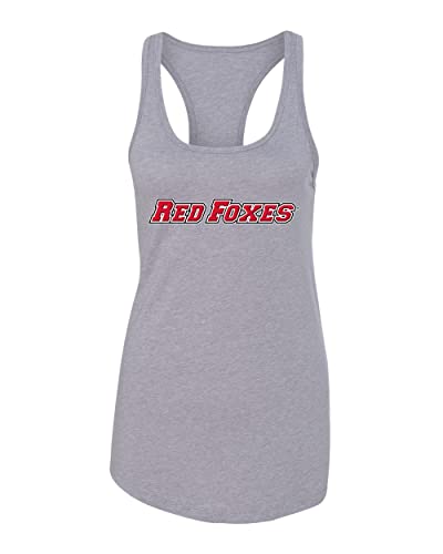 Marist College Red Foxes Ladies Tank Top - Heather Grey