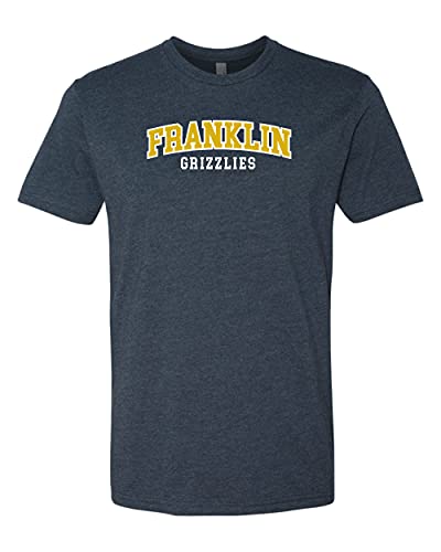 Franklin Grizzlies Block Two Color Exclusive Soft Shirt - Midnight Navy