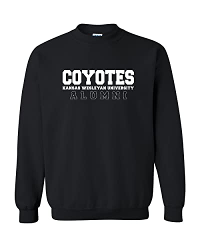 Kansas Wesleyan University Alumni Crewneck Sweatshirt - Black