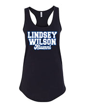 Load image into Gallery viewer, Lindsey Wilson College Alumni Ladies Tank Top - Black
