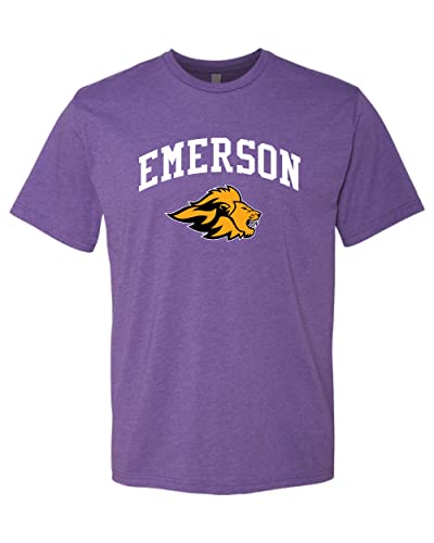Emerson College Lions Logo Exclusive Soft Shirt - Purple Rush