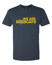 Load image into Gallery viewer, Quinnipiac University We are Bobcats Exclusive Soft Shirt - Midnight Navy
