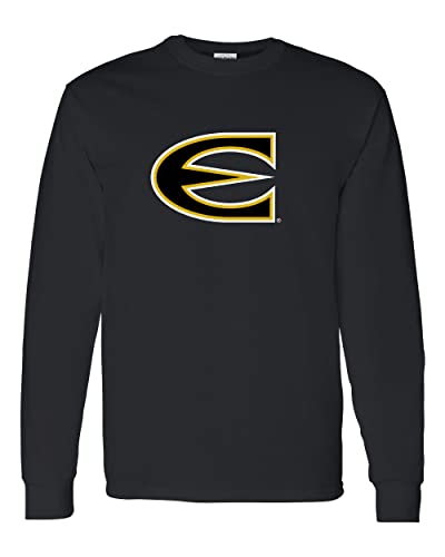 Emporia State Full Color E Long Sleeve T-Shirt - Black