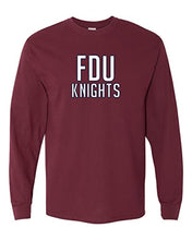 Load image into Gallery viewer, Fairleigh Dickinson Knights Long Sleeve Shirt - Cardinal Red
