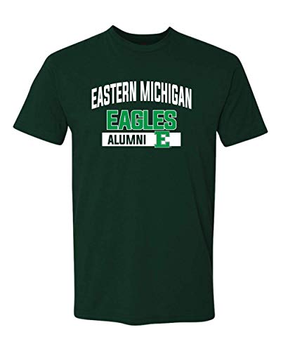 Eastern Michigan Eagles Alumni Two Color Exclusive Soft Shirt - Forest Green