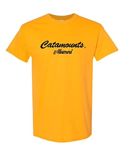 University of Vermont Catamounts Alumni T-Shirt - Gold