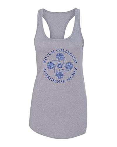 New College of Florida Grey Ladies Tank Top - Heather Grey
