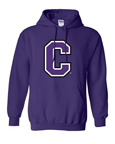 Cornell College C Hooded Sweatshirt - Purple
