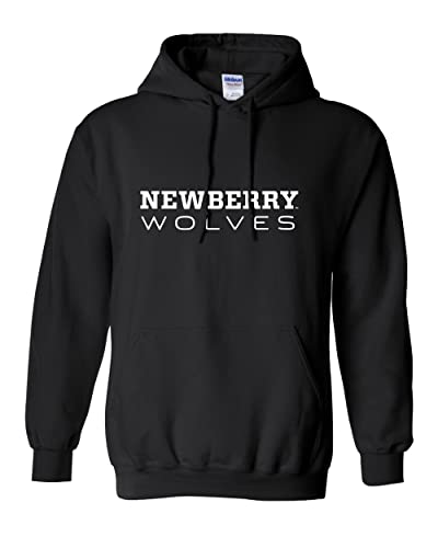 Newberry College Text Hooded Sweatshirt - Black
