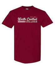 Load image into Gallery viewer, Vintage North Central College Est 1861 T-Shirt - Cardinal Red
