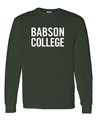 Babson College Long Sleeve T-Shirt - Forest Green
