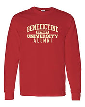 Load image into Gallery viewer, Benedictine University Alumni Long Sleeve T-Shirt - Red
