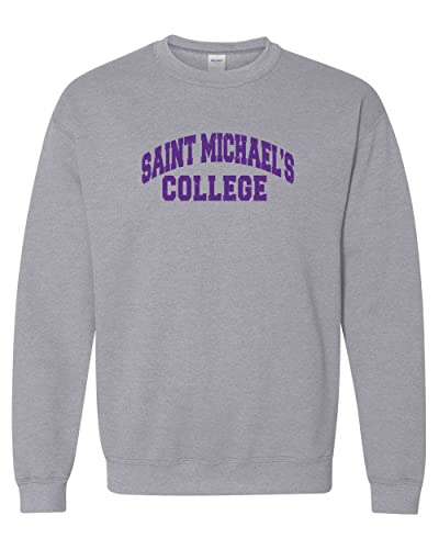 Saint Michael's College Vintage Crewneck Sweatshirt - Sport Grey