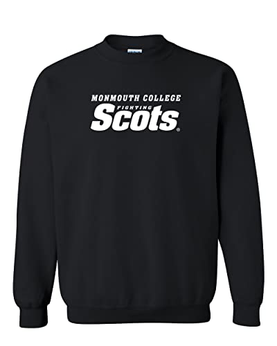 Monmouth College Fighting Scots Crewneck Sweatshirt - Black